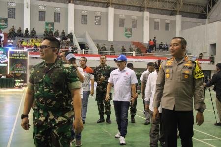 Perdana Tournamen Basket Pelajar Lengkap Digelar di Purbalingga