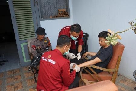 BRIMOB POLDA JATIM BUKA LAYANAN KE