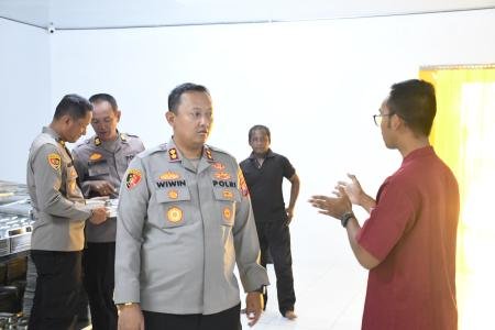 Kapolres Madiun Kota Tinjau Kesiapan SPPG Kanigoro Dukung Program Peme