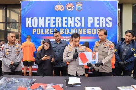 Polres Bojonegoro Amankan 8 Pelaku Kej
