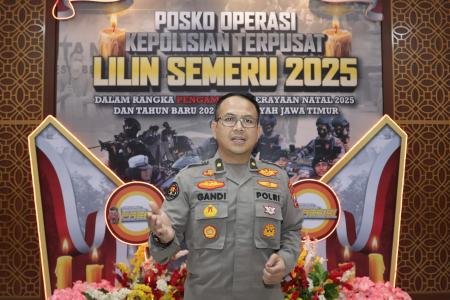 POLDA JATIM SAMPAIKAN UPDATE ARUS 