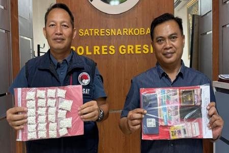 Polres Gresik Amankan Tersangka Penged