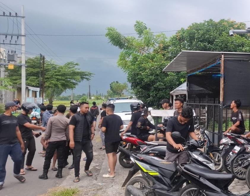 Polres Probolinggo Bubarkan Balap Liar di Besuk, 21 Unit Motor Diamankan