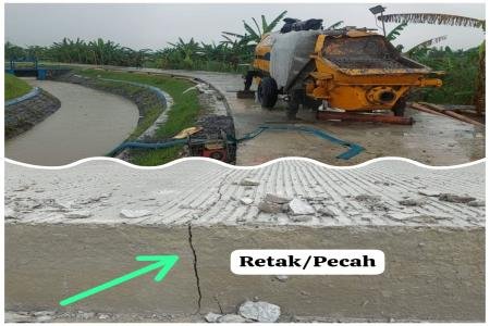 PT JET Diduga Membangun Jalan Asal Jad