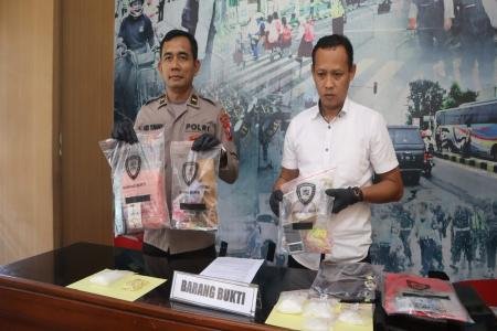 Polres Madiun Kota Ungkap Dua Kasus Narkoba Ratusan Gram Narkotika Dis