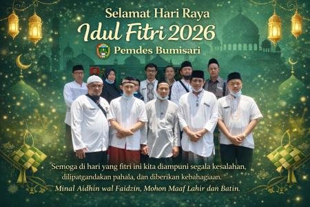 PEMDES BUMISARI SAMPAIKAN UCAPAN H