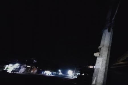 Beberapa Lampu PJU di Camplong Pesisir