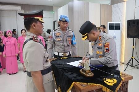 POLRES DEMAK GELAR UPACARA PURNA B