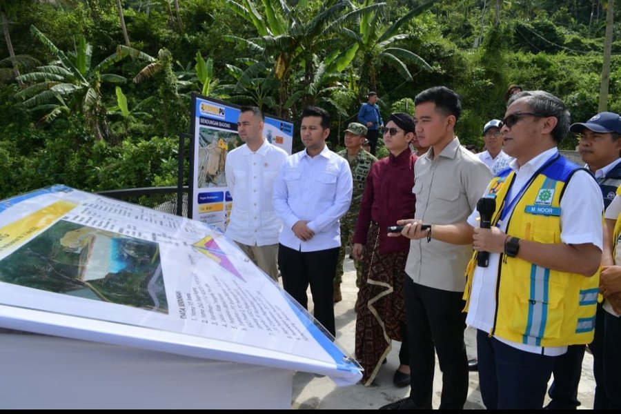 Wapres Gibran Tinjau Bendungan Bagong, Target Percepatan Pembangunan untuk Ketahanan Air dan Pangan
