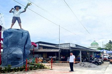 Tugu Tani Rp100 Juta Berdiri di Sendang Dawung Kendal Ikon Baru Penyem