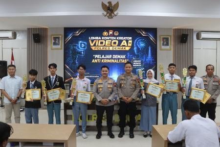 LEWAT LOMBA KONTEN AI POLRES DEMAK