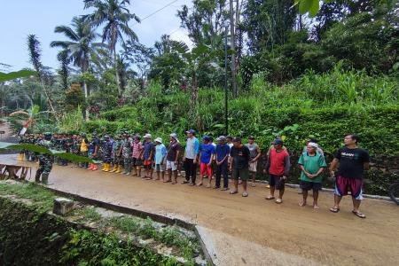 APEL PAGI DI KRANGEAN, SATGAS TMMD