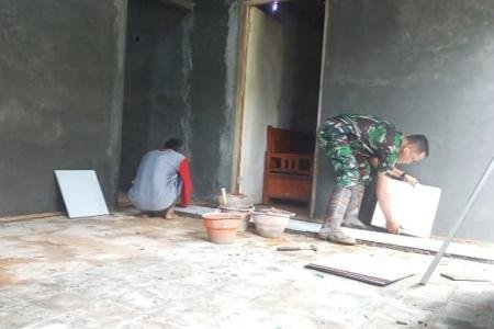 TNI dan Warga Purbalingga Kompak Renov