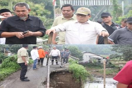 Wabup Lebak Gerak Cepat Tinjau Lokasi Banjir Pastikan penanganan cepat