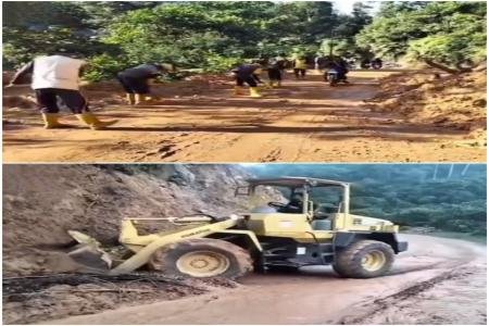 Longsor Susulan Terjadi di Jalur Gunung Halimun Salak UPTD PJJ Lebak L