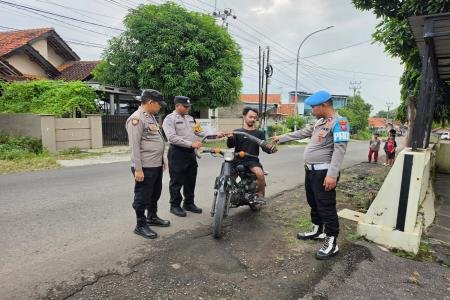 Polsek Sukahaji Gelar Operasi Knalpot Brong Warga Diimbau Tertib Berla