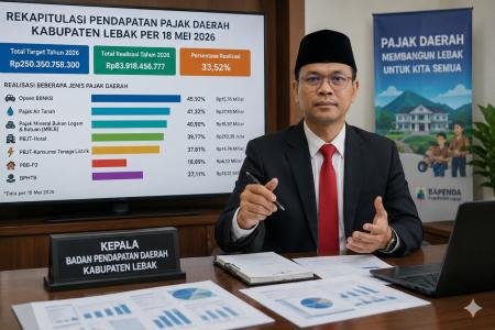 Pendapatan Pajak Daerah Lebak Tembus Rp839 Miliar Bapenda Optimistis T