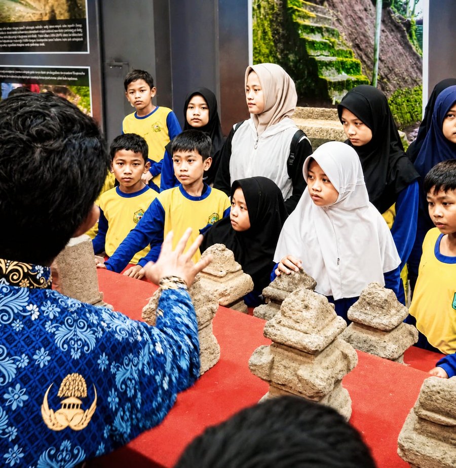 Siswa SD Negeri 1 Sojokerto Belajar Sejarah dan Potensi Alam Wonosobo 