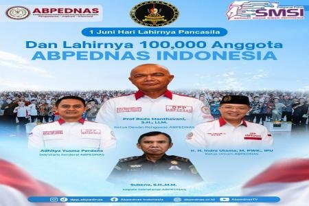 ABPEDNAS CETAK SEJARAH RAIH 100 RI