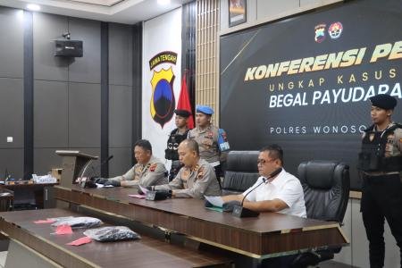 POLRES WONOSOBO UNGKAP KASUS PENCA