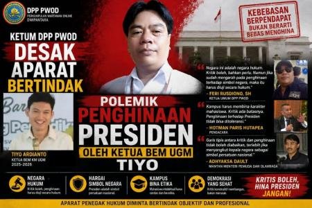 Ketum DPP PWOD Desak Aparat Bertindak  Polemik Penghinaan Presiden ole