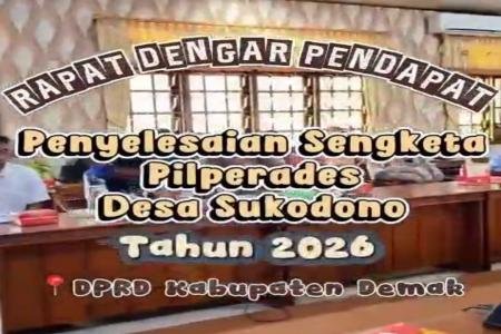 Komisi A DPRD Demak Pilperades Sukodon