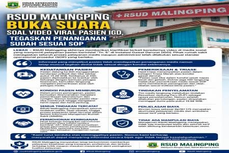 RSUD Malingping Buka Suara Soa