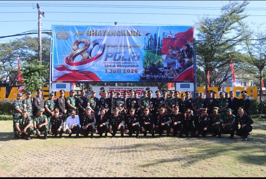 Hari Bhayangkara Ke-80, Sinergi TNI-Polri Menghangat di Polres Demak