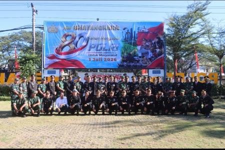 Hari Bhayangkara Ke80 Sinergi TNIPolri