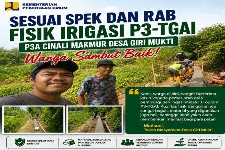 SESUAI SPEK DAN RAB FISIK IRIGASI 