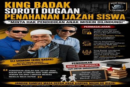 King Badak Soroti Dugaan Penah