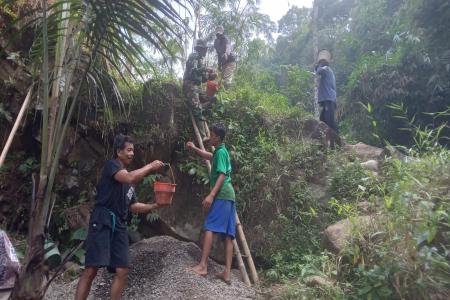 Semangat Gotong Royong Warnai Pembangu