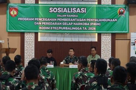 Perangi Narkoba Kodim 0702Purbalingga 