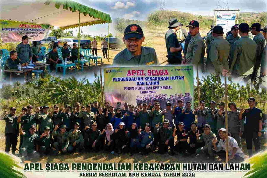 Perhutani, Damkar, dan Polisi Kompak Siaga Karhutla di Kendal, Ini Imbauannya untuk Warga