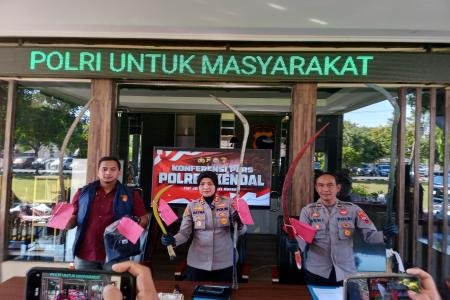 Tawuran tantangan di Medsos Polres Ken