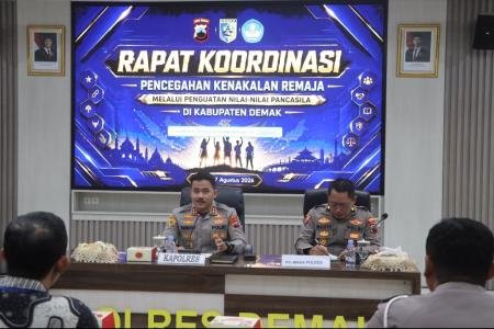 POLRES DEMAK PERKUAT PENCEGAHAN KE