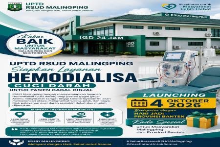 UPTD RSUD MALINGPING SIAPKAN LAYAN