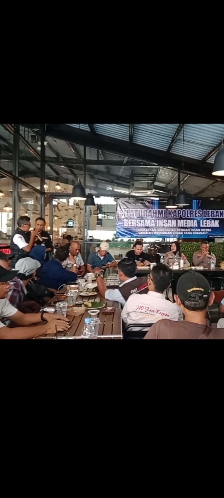 Rangkul Insan Pers, Kapolres Lebak Tekankan Pentingnya Sinergitas dan Keterbukaan Informasi