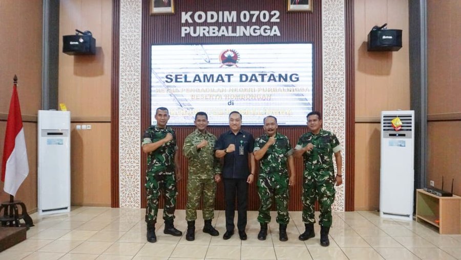 Kodim 0702-Purbalingga Terima Kunjungan Ketua Pengadilan Negeri Purbalingga