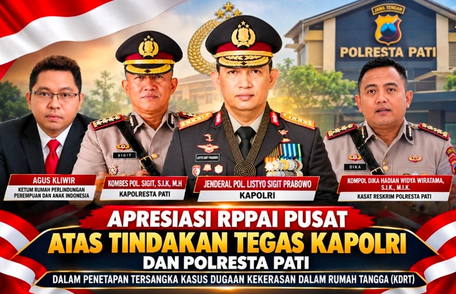 Agus Ketua RPPAI Pusat Apresiasi Kapolri Dan Mapolresta Pati, Atas Penetapan Tersangka Kasus 