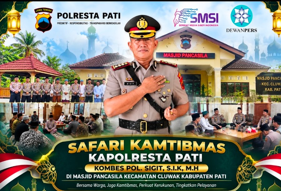 Kapolresta Pati Safari ke Masjid Pancasila Cluwak, Serap Aspirasi Warga