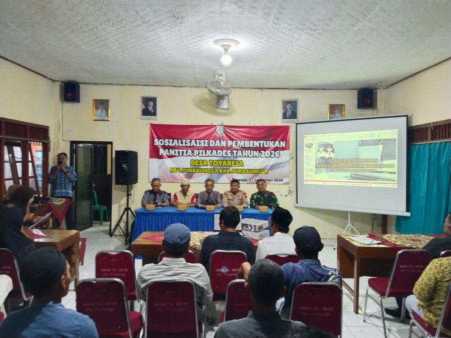Danramil 01-Purbalingga Hadiri Sosialisasi dan Pembentukan Panitia Pilkades Tahun 2026 
