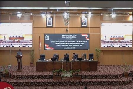 DPRD DEMAK GELAR RAPAT PARIPURNA K