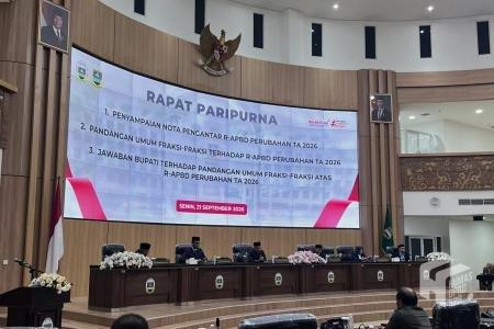 DPRD KBB Setujui Lanjutkan Perubahan APBD 2026 Sampaikan 9 Catatan Str