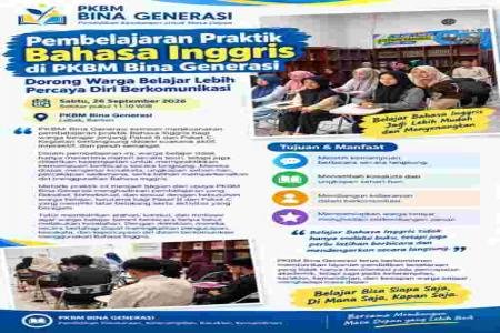 PEMBELAJARAN PRAKTIK BAHASA INGGRIS DI PKBM BINA GENERASI DORONG WARGA