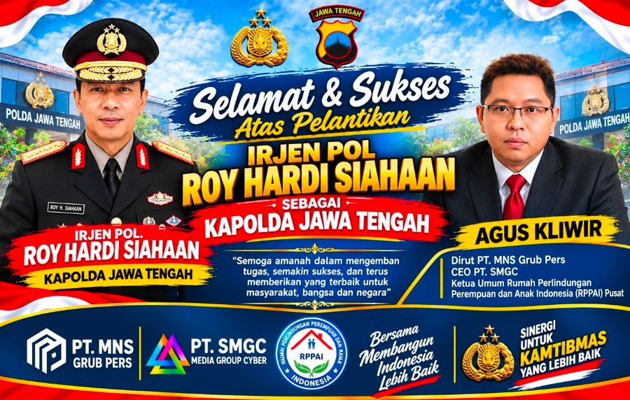 Irjen Roy Hardi Siahaan Menjabat Kapolda Jateng, Agus Kliwir Dorong Sinergi dan Kamtibmas