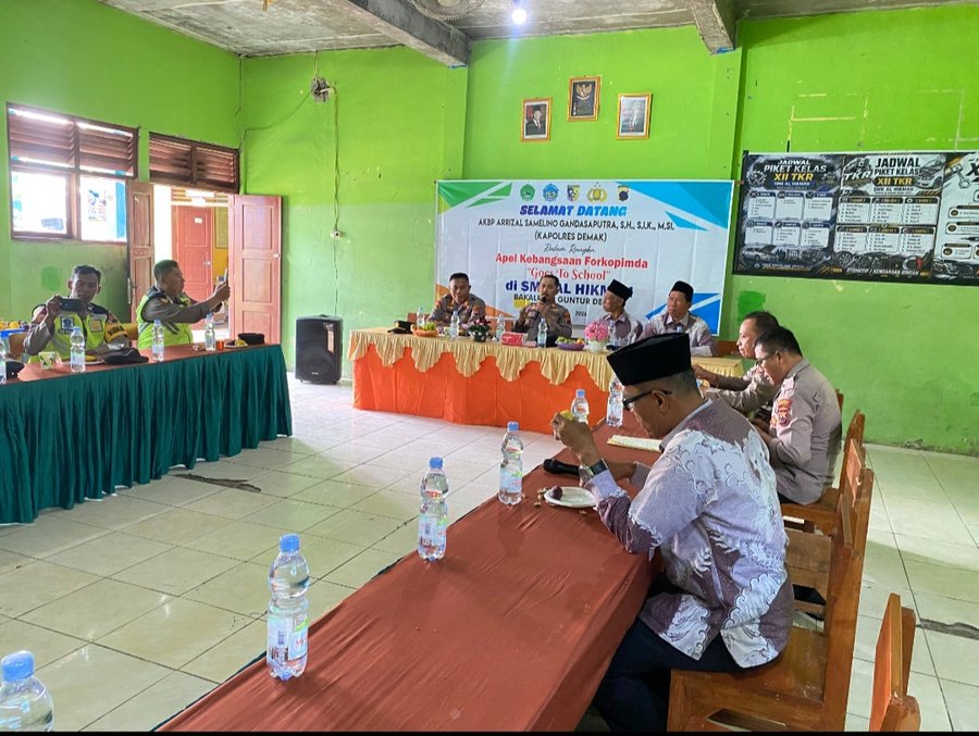 Perkuat Karakter Pelajar, Polres Demak Tekankan Pengamalan Pancasila