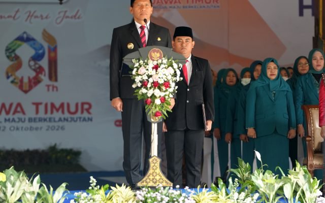 HUT KE 81 JATIM PEMKAB TULUNGAGUNG MINTA PERHATIAN PROVINSI UNTUK PERBAIKAN JALAN DAN WADUK WONERO
