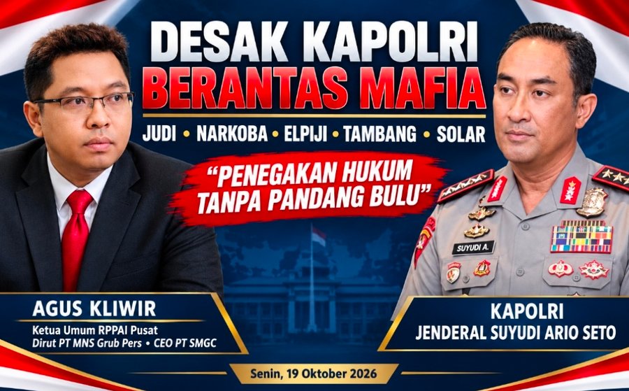 Agus Kliwir Minta Kapolri Bongkar Jaringan Mafia
