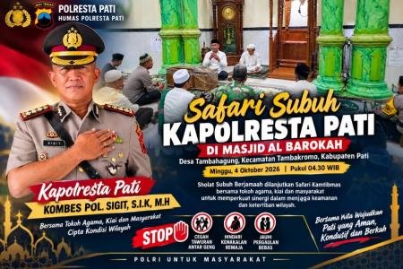 KAPOLRESTA PATI SERUAN KERAS STOP 